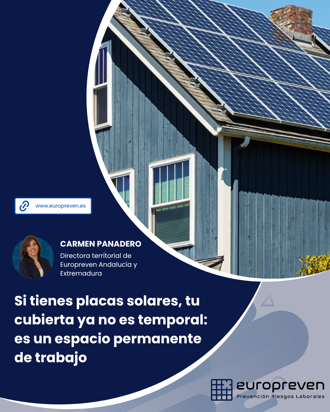 Si tienes placas solares, tu cubierta ya no es temporal: es un espacio permanente de trabajo